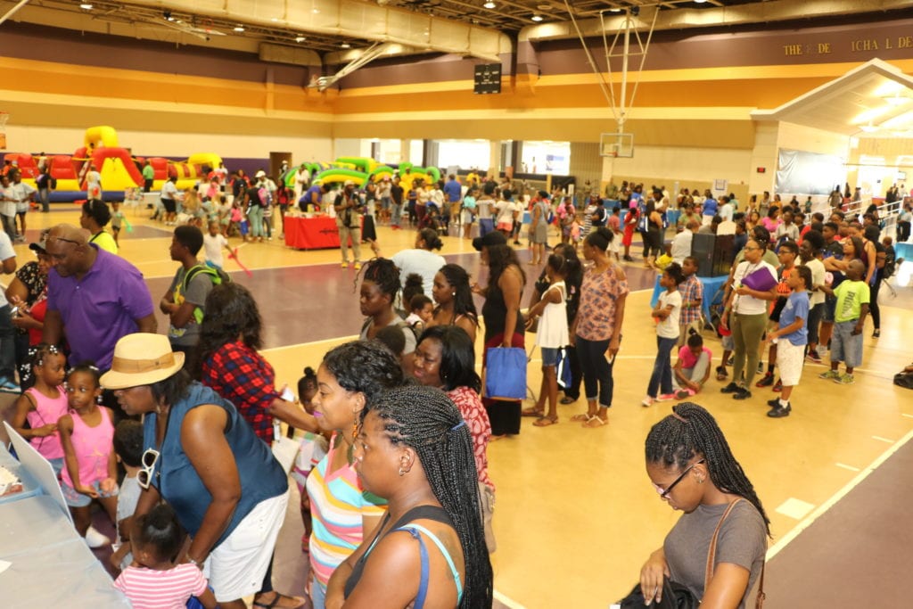 Over 1,000 book bags given away at New Birth’s BacktoSchool Festival
