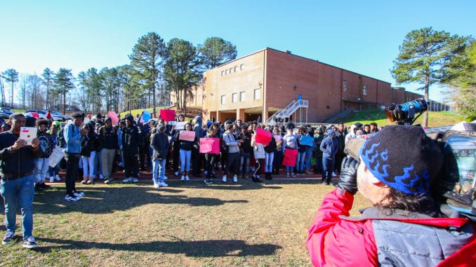 Students at Cedar Grove High School