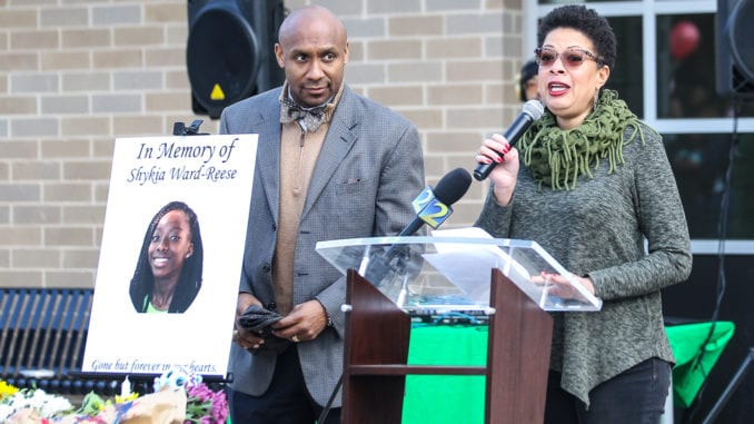 Beacon Hill NAACP leaders Jana Johnson-Davis and her husband, Attorney Mawuli Davis, organized the candlelight vigil.  Photo by Travis Hudgons/OCG News 