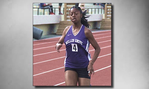 MILLER GROVE’S EMONI COLEMAN. PHOTO BY MARK BROCK