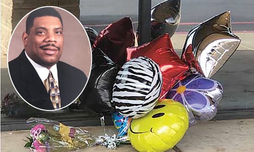 Friends placed a memorial of flowers and balloons in front of Jesse's Restaurant & Lounge, located in the Wesley Chapel Crossing Shopping Center in South DeKalb. Mr. Cunningham was remembered on April 7 at the Cultural Exchange Community Breakfast hosted by Stonecrest City Councilman Rob Turner and his wife, DeKalb School Board member Vicki B. Turner. The packed audience held a moment of silence to remember Mr. Cunningham.