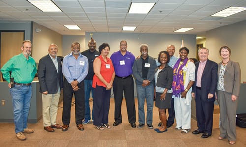 Stonecrest Development Authority members received certificates after completing the course. Photo provided  