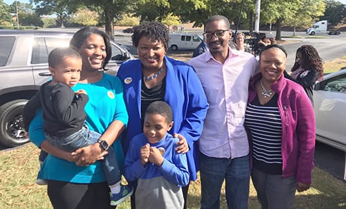 Stacey Abrams breaks family tradition, votes early - On Common Ground ...