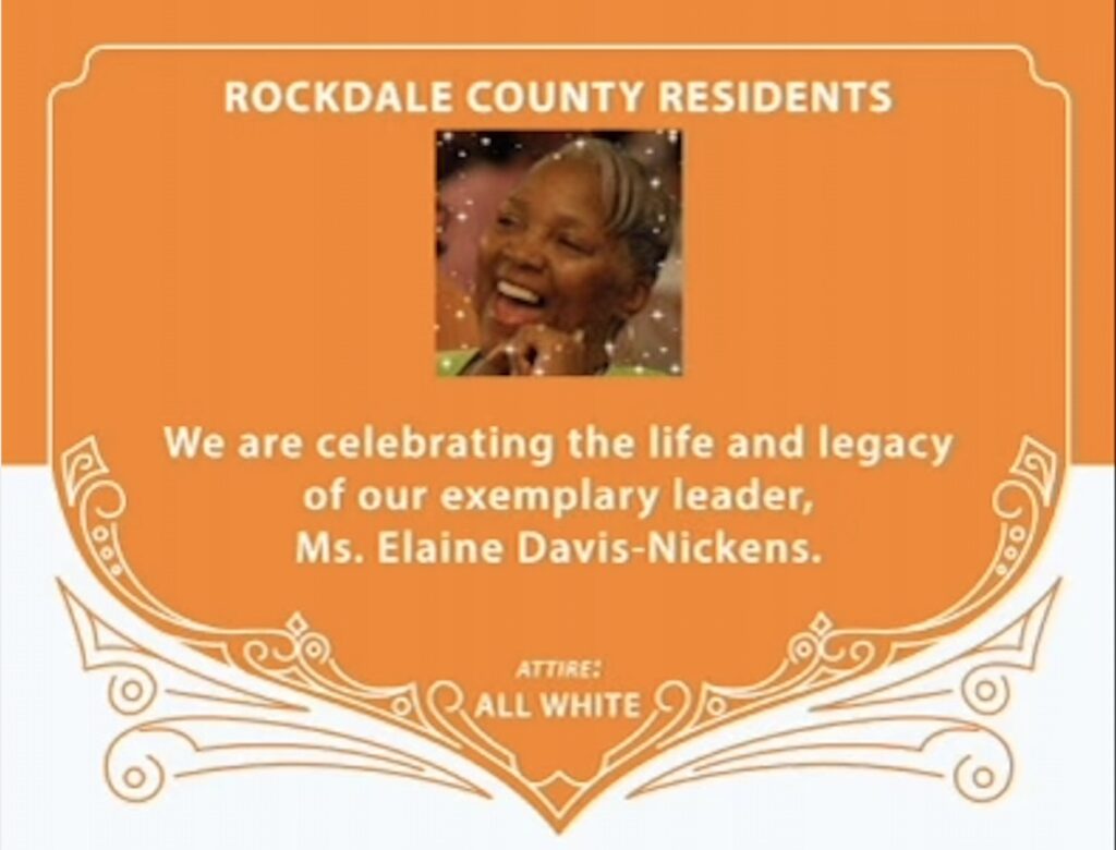 Allwhite affair set for the late Rockdale community activist Elaine