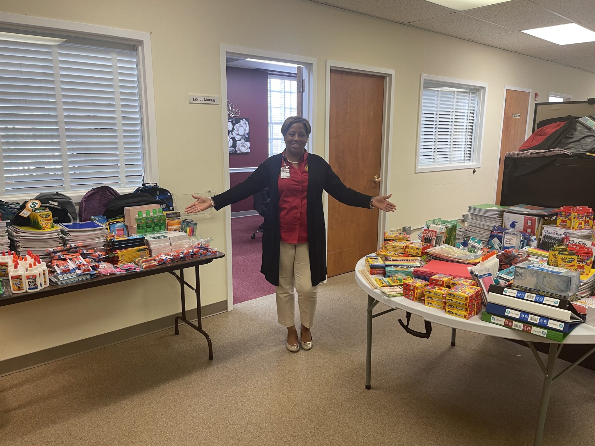 Rockdale County Clerk of Courts staff collects hundreds of items for