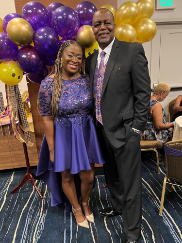 Johhny and girlfriend