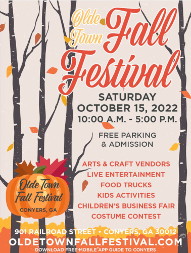 Olde Town Conyers sets 42nd Fall Festival Oct. 15 - On Common Ground ...