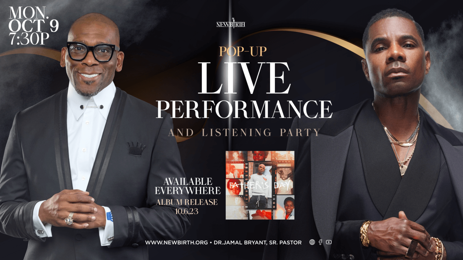 New Birth to host Grammy Award-winning artist Kirk Franklin at free concert Oct. 9