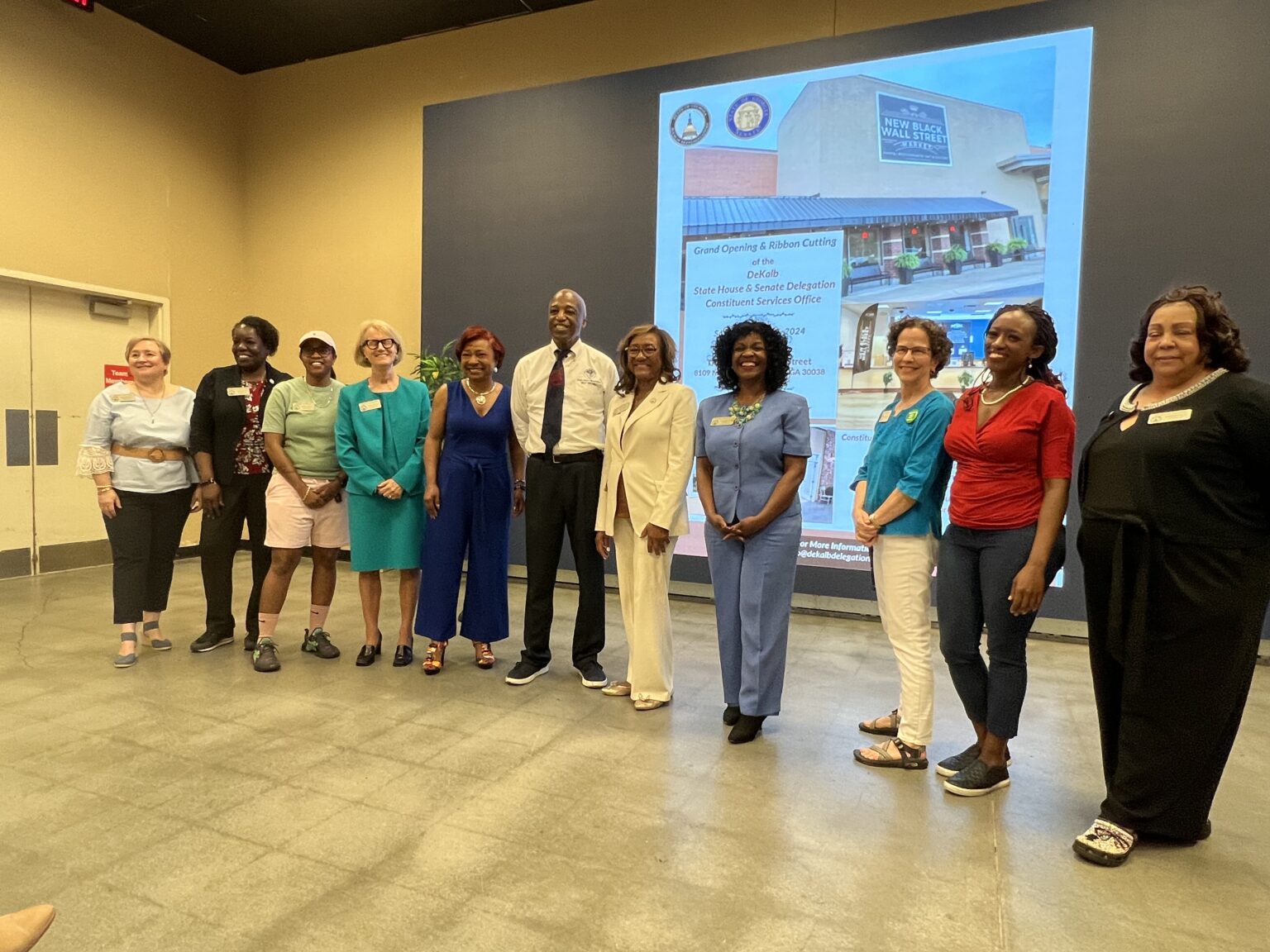 Georgia lawmakers open Constituent Services Office @ New Black Wall St. Market