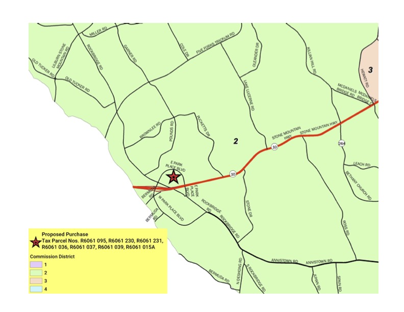 Boc Map Gwinnett BOC approves contract to create master plan for Park Place ...