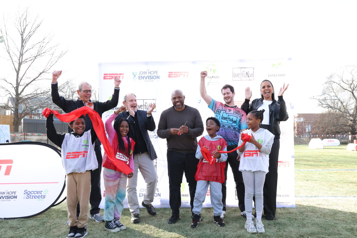 ESPN unveils renovated flag football field at John Hope Envision Center