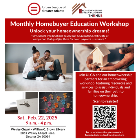 Urban League sets homebuyer workshop at DeKalb County’s Wesley-Chapel Library – On Common Ground News