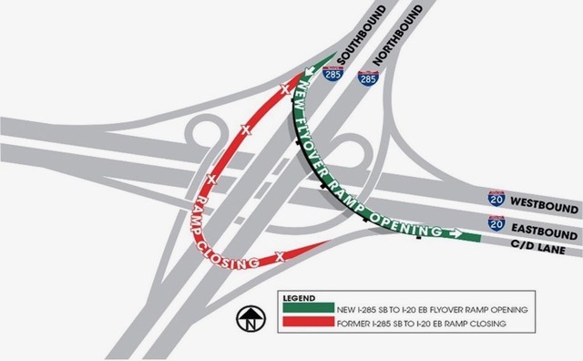 Georgia DOT opening New I-285 Southbound to I-20 Eastbound Ramp in DeKalb County – On Common Ground News