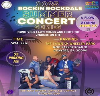 6 Flow to kick off Rockin’ Rockdale Summer Concert series – On Common Ground News