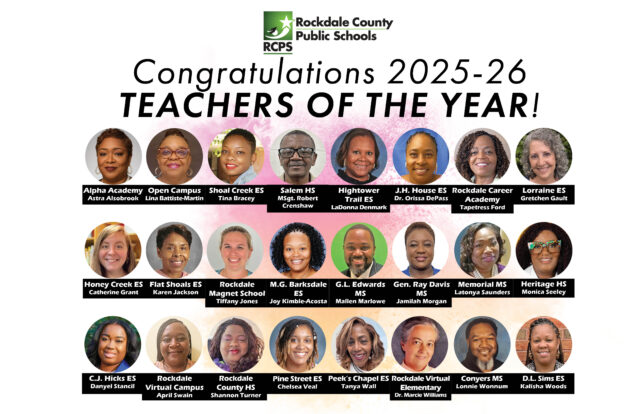 Rockdale County Public Schools announce its 2025-2026 Teachers of the Year – On Common Ground News