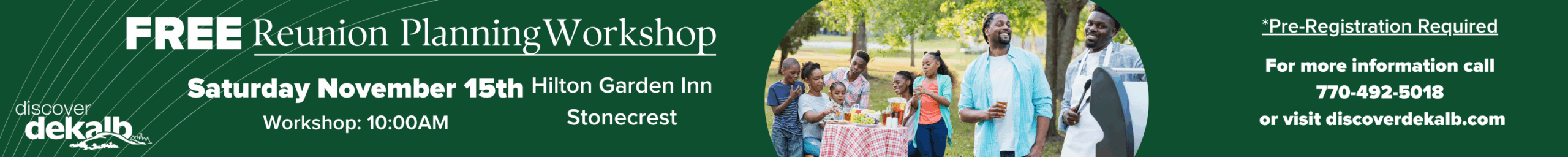 Family Reunion Banner November 15th 2025