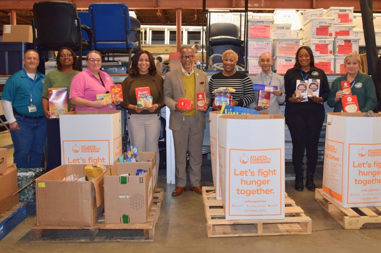 DeKalb County Tax Commissioner’s Office collects more than 3,770 pounds of food during annual holiday food drive