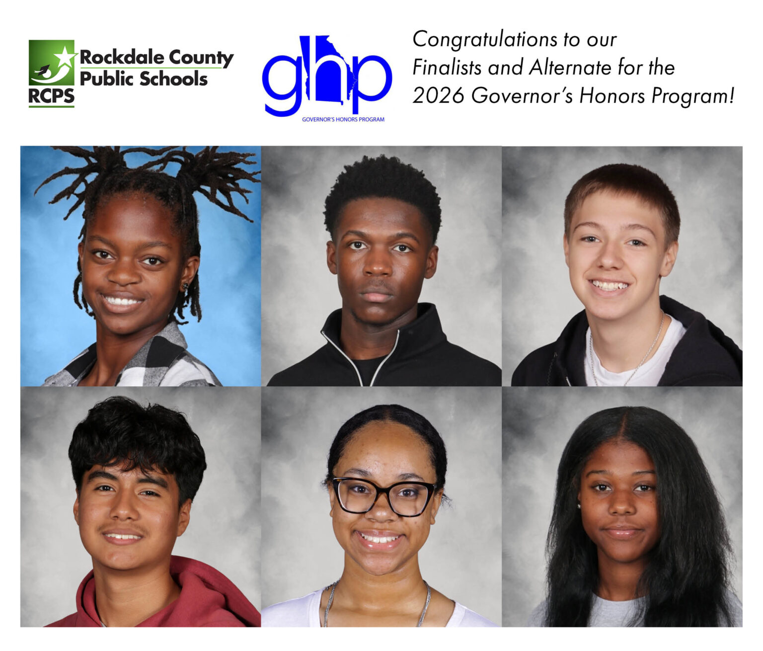 Six Rockdale County students selected for 2026 Governor’s Honors Program