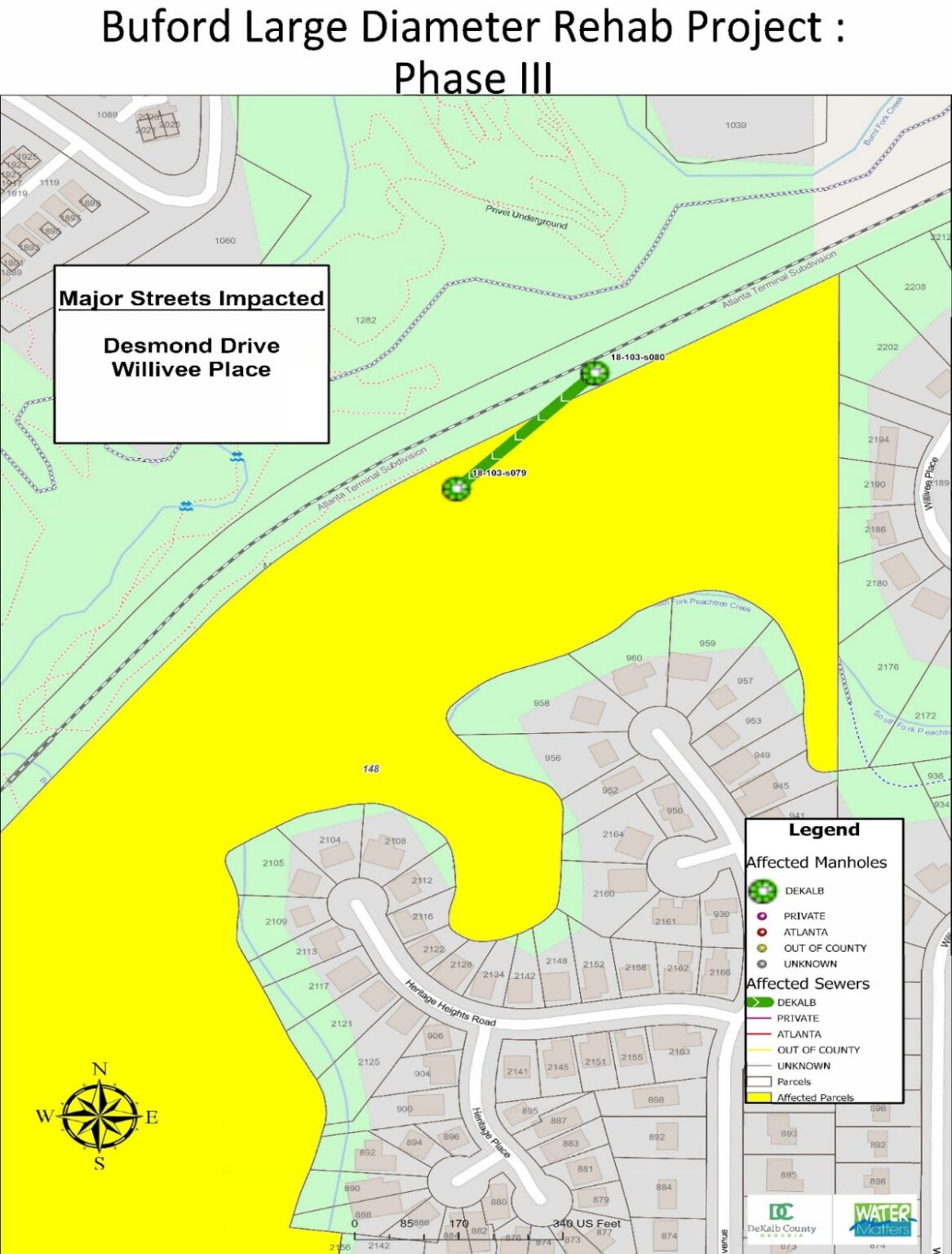 DeKalb County: Water main repair on Glenwood Road May 28, expect traffic delays