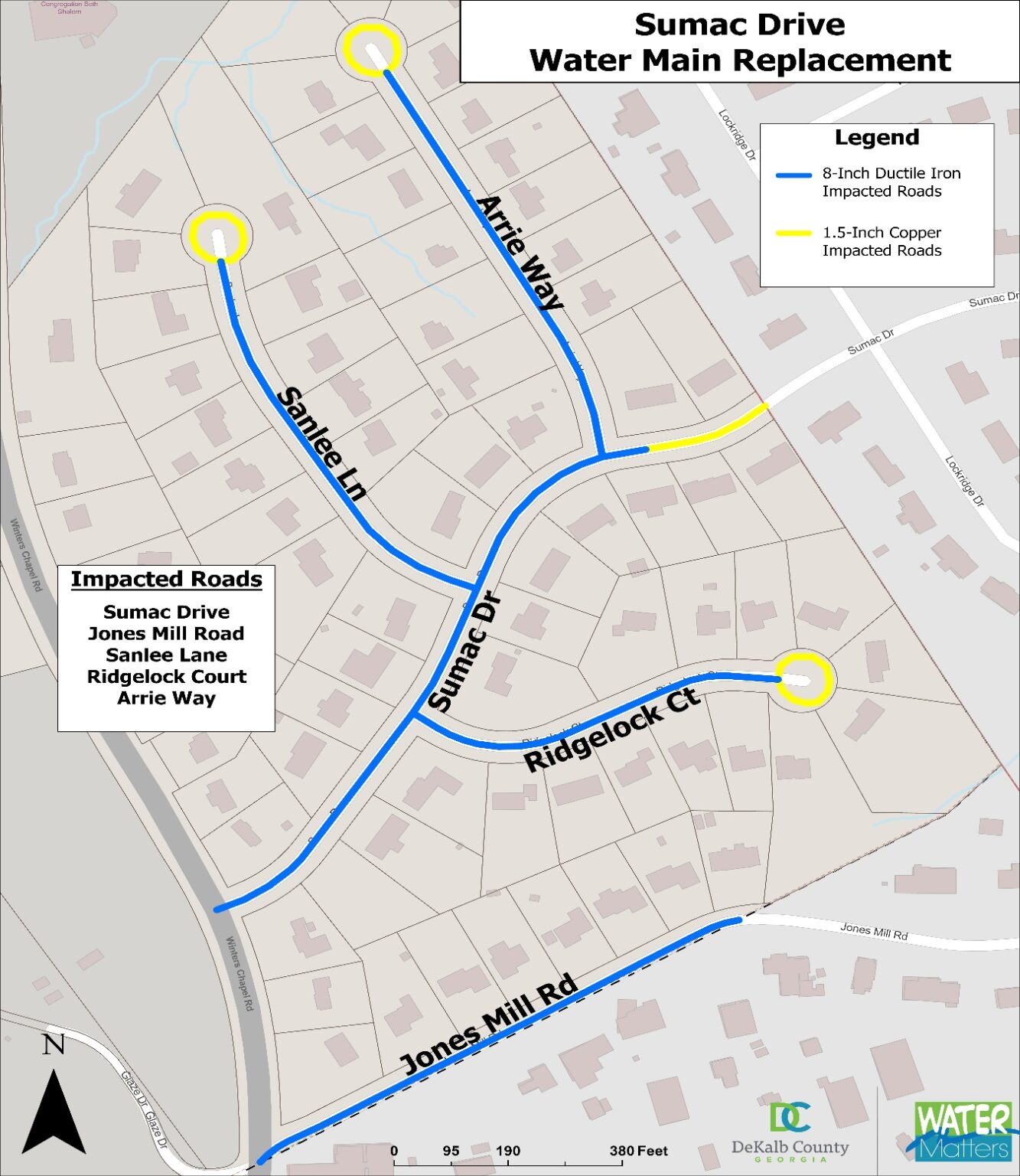 DeKalb County: Sumac Water Main Replacement Project to begin Oct. 5, community meeting set Oct. 1