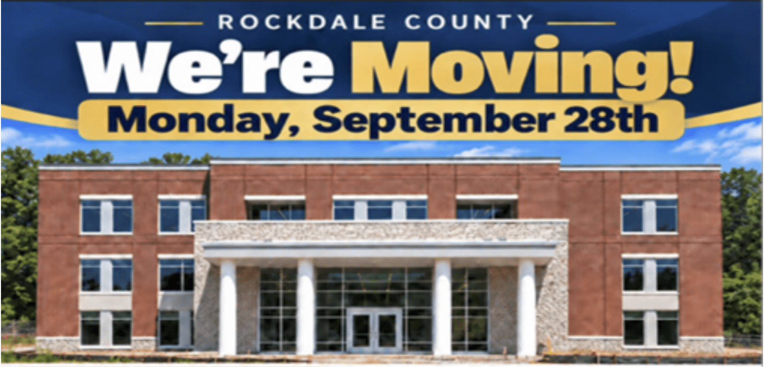 Rockdale County announces department moves to new administration building