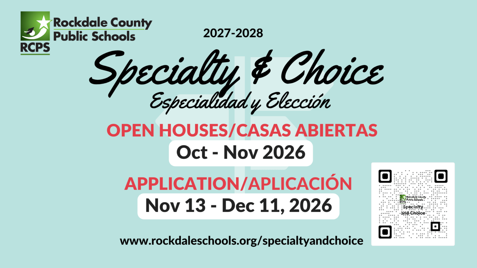 RCPS sets open house nights for families interested in applying for 2027-2028 school specialty programs
