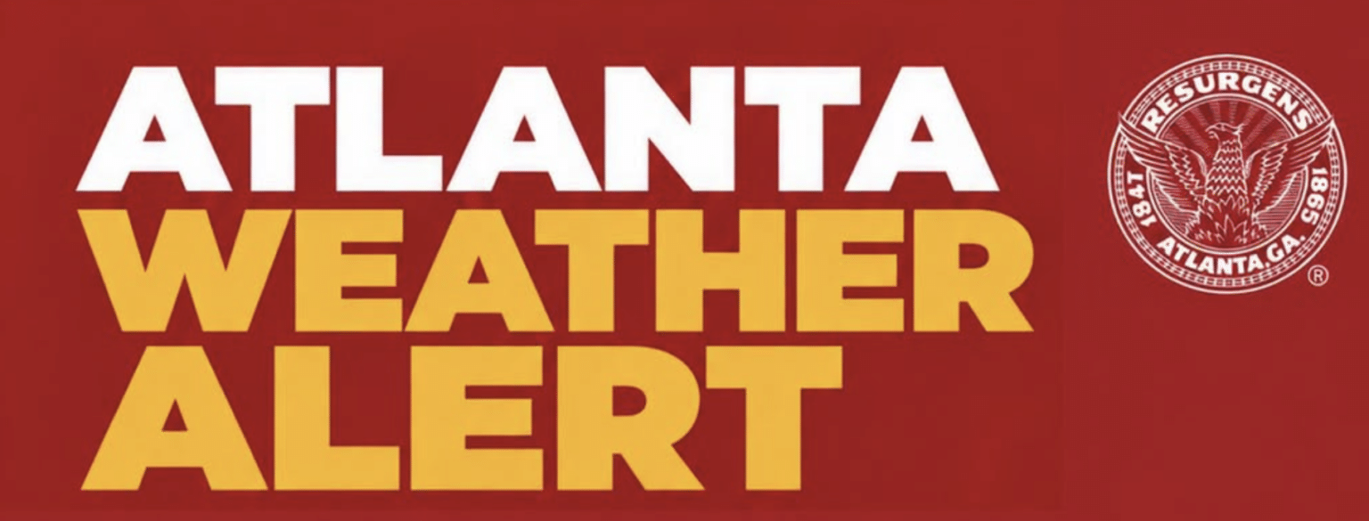 Atlanta convenes citywide emergency plana head of severe weather system forecasts