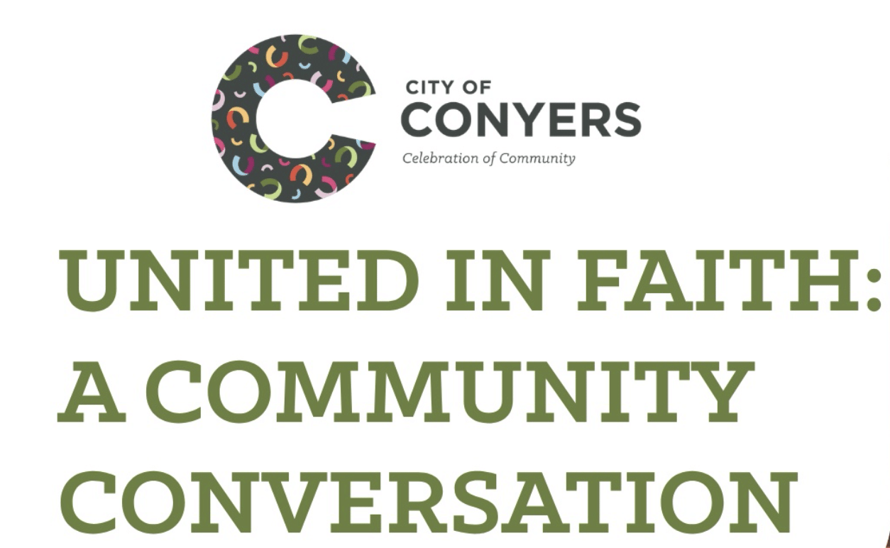 Conyers Mayor Alsobrook to host “United in Faith Community Conversations” Nov. 10, 24